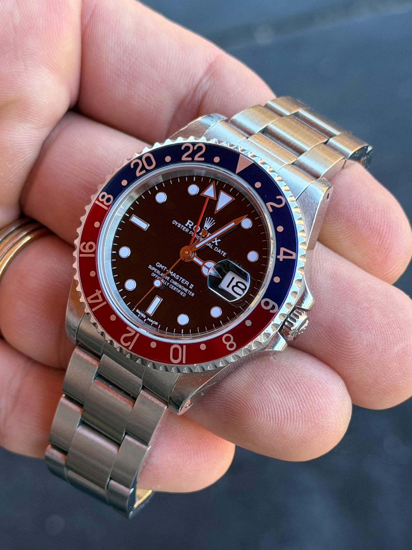 2000 Rolex GMT Master II 16710 + RSC