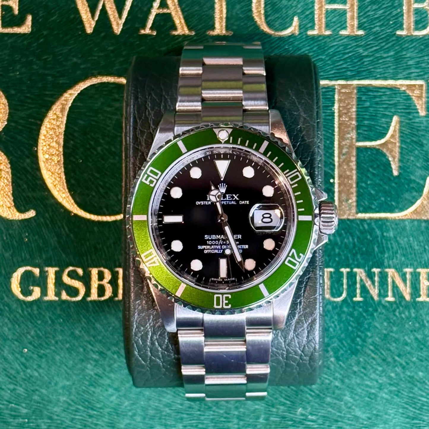 Rolex Submariner Date 16610LV “Kermit” | 2008 M Serial | Complete Collector’s Set