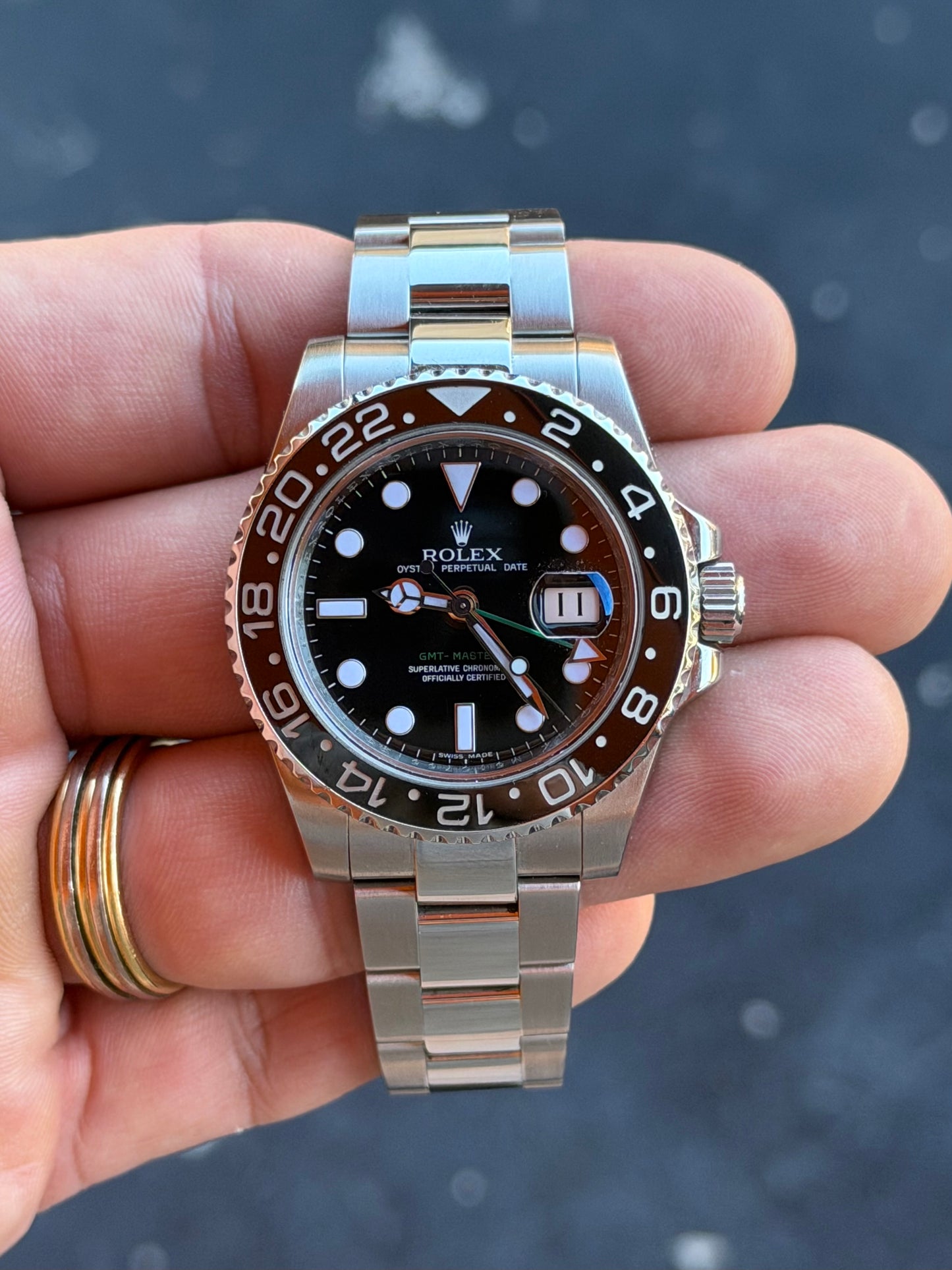 2008 Rolex GMT Master II “Green Arrow” Full Set