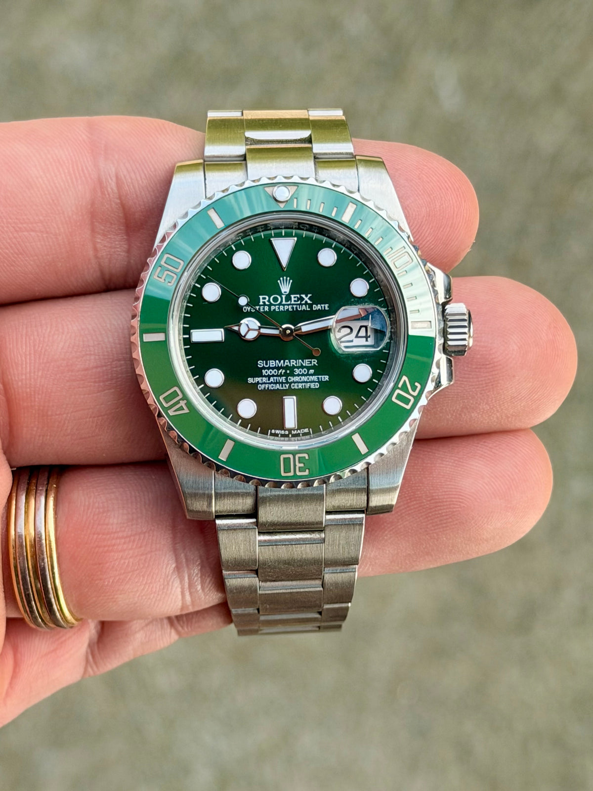 Rolex Submariner Date “Hulk” | 116610LV | G Serial Mk1 Dial