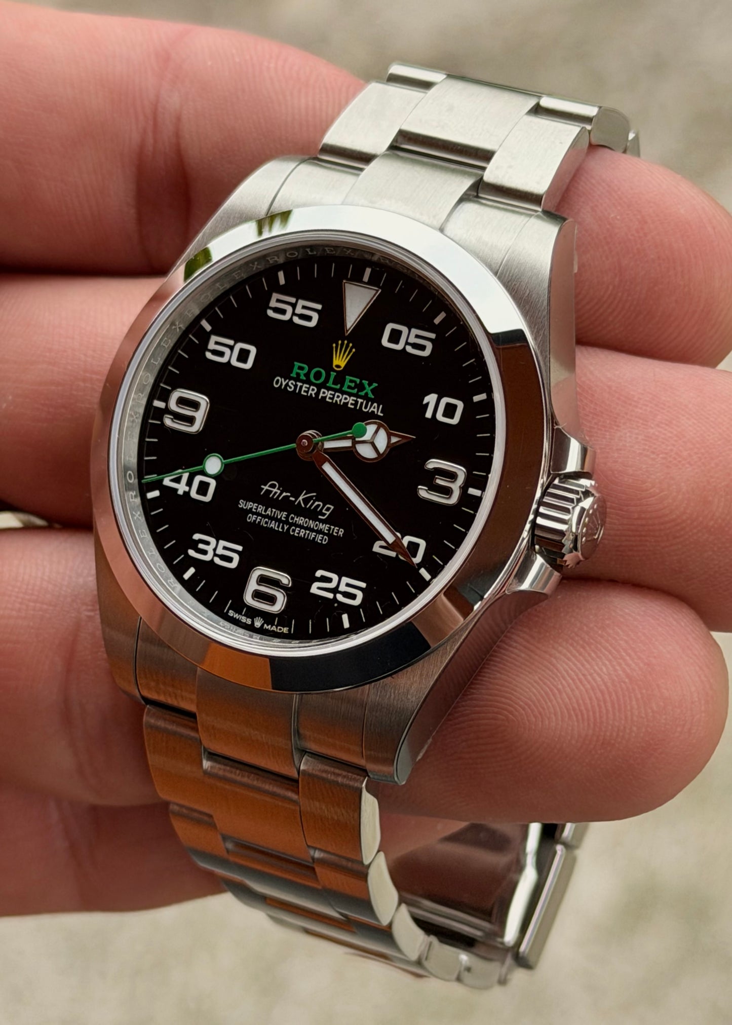 2022 Rolex Airking 126900 NOS full set