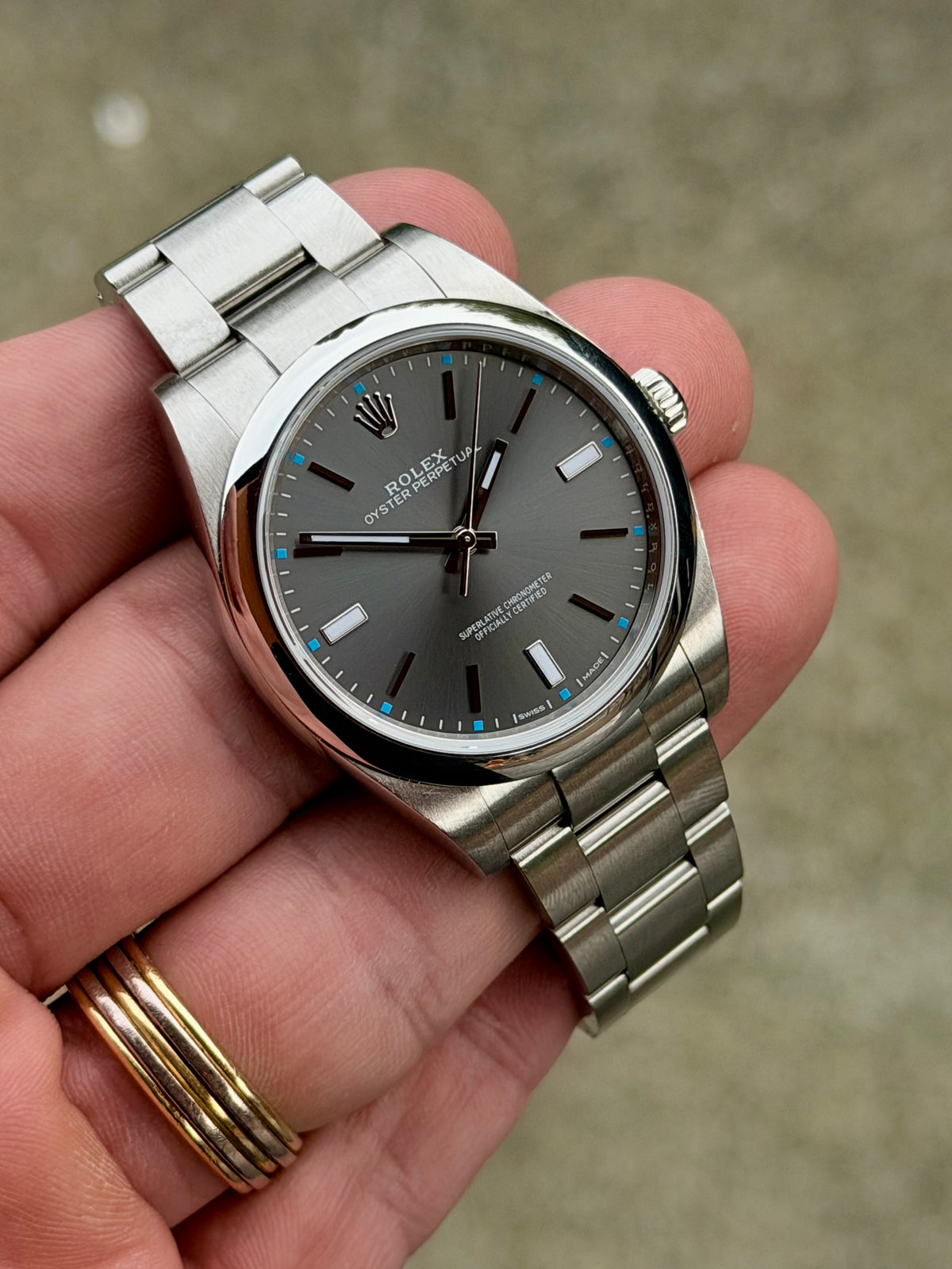 2018 Rolex Oyster Perpetual 39 | 114300 | Rhodium Dial