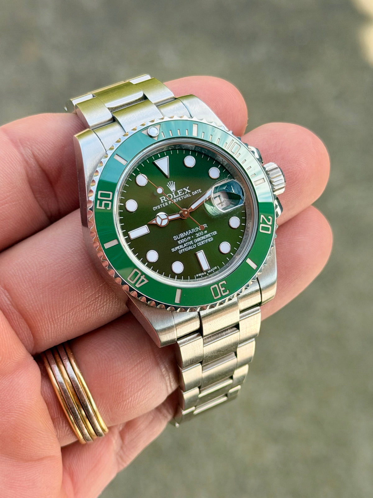 Rolex Submariner Date “Hulk” | 116610LV | G Serial Mk1 Dial