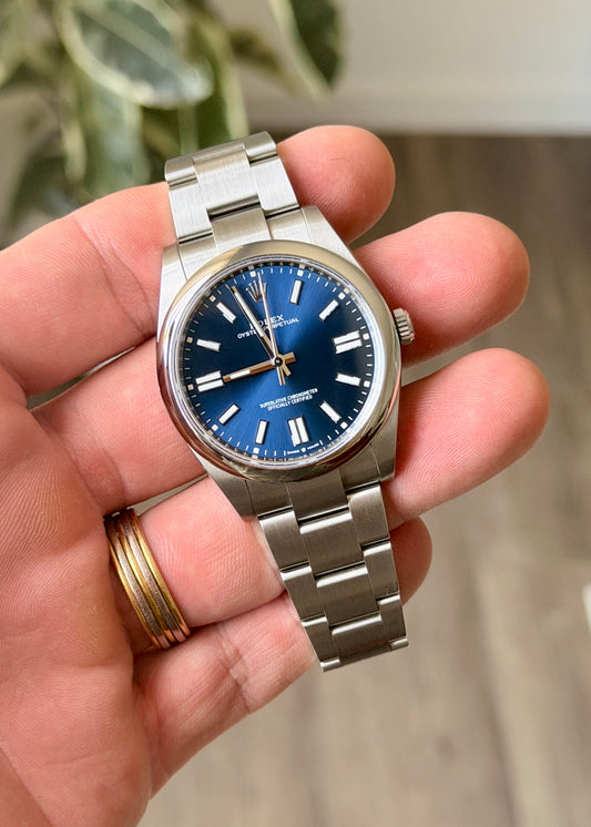 2025 Rolex OP41 Sunburst Blue - Full Set