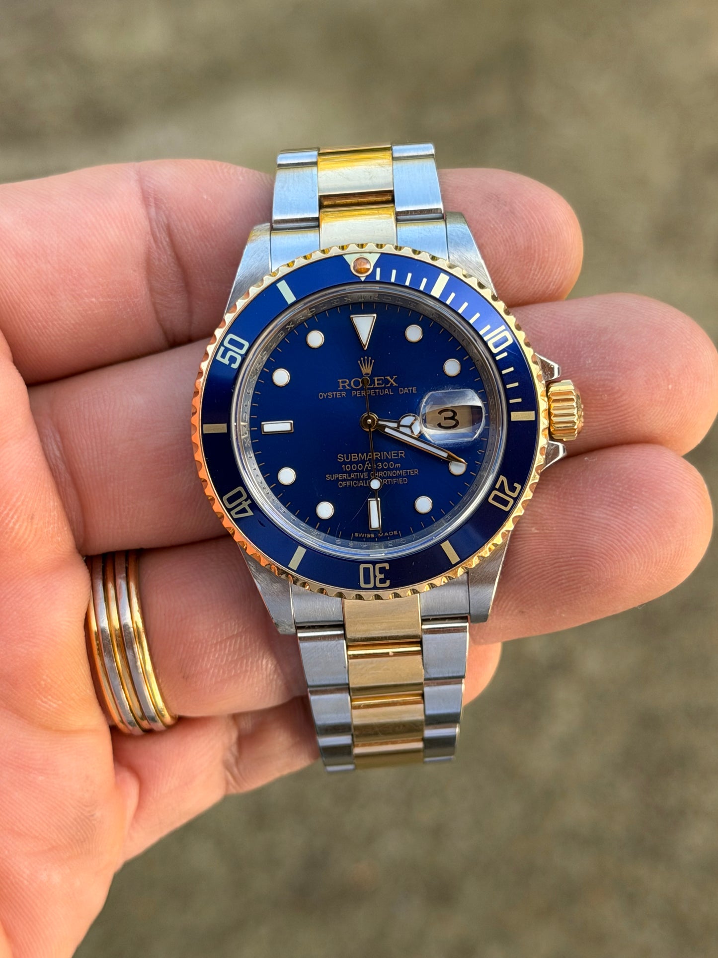 2009 Rolex Submariner Date “Bluesy” | 16613LB