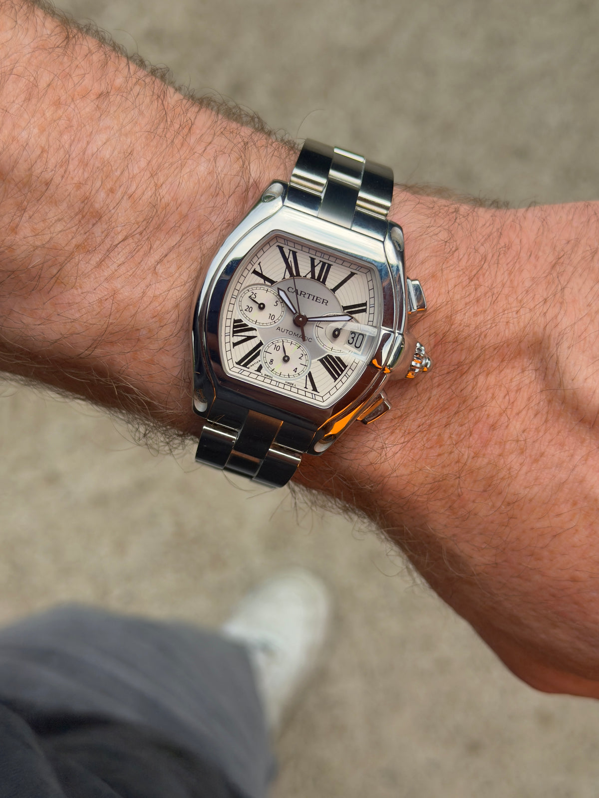 2014 Cartier Roadster Chronograph XL | W62019X6 | Watch, Box & Books