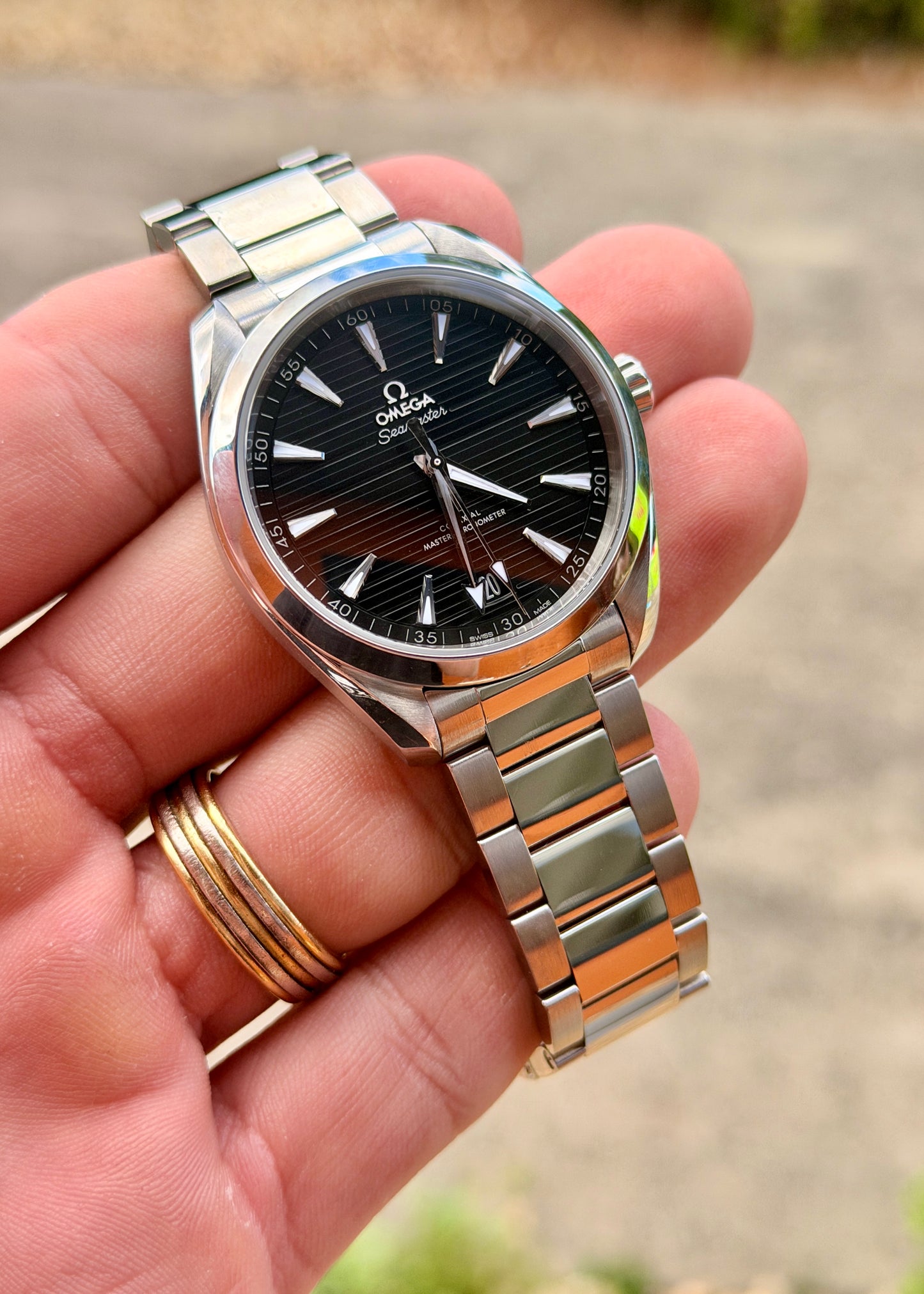 2024 Omega Aquaterra Black Dial - Full Set