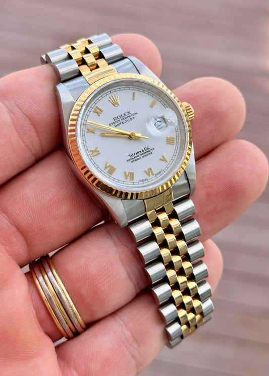 1991 Rolex Datejust 16233 “Tiffany &amp; Co” stamped dial