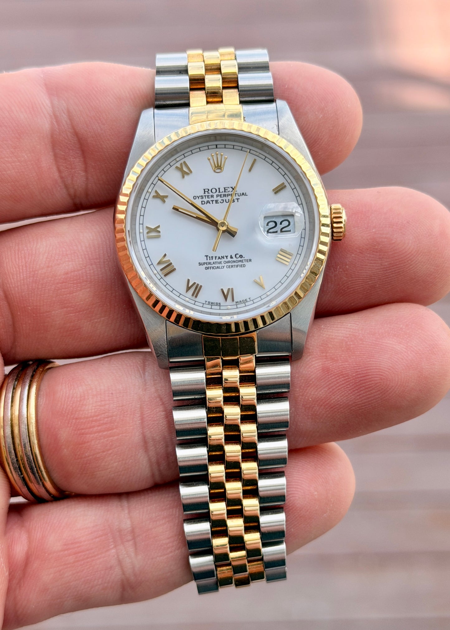 1991 Rolex Datejust 16233 “Tiffany &amp; Co” stamped dial