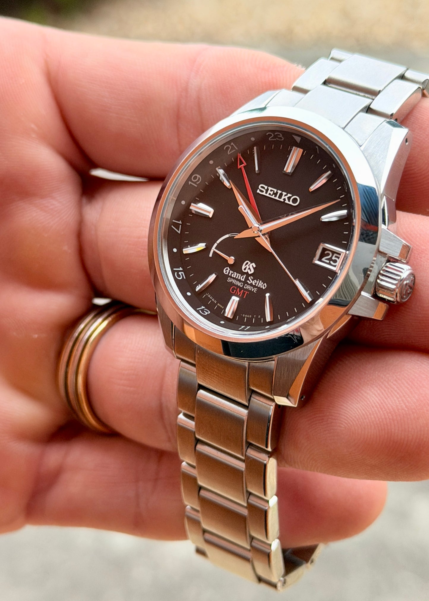 2017 Grand Seiko SBGE013 Spring Drive GMT - Full Set