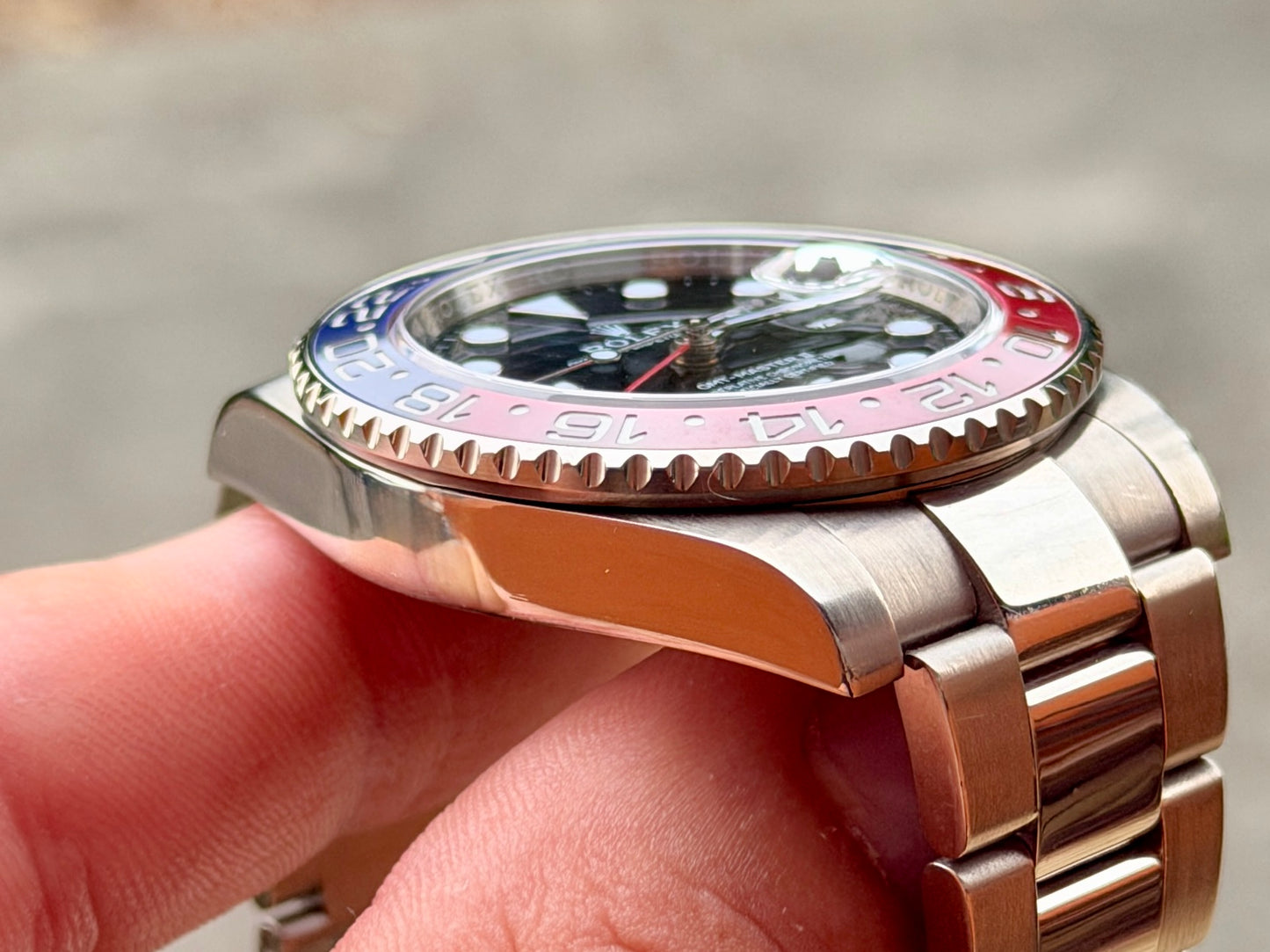 Rolex GMT-Master II 18k White GOLD 116719BLRO - Full Set