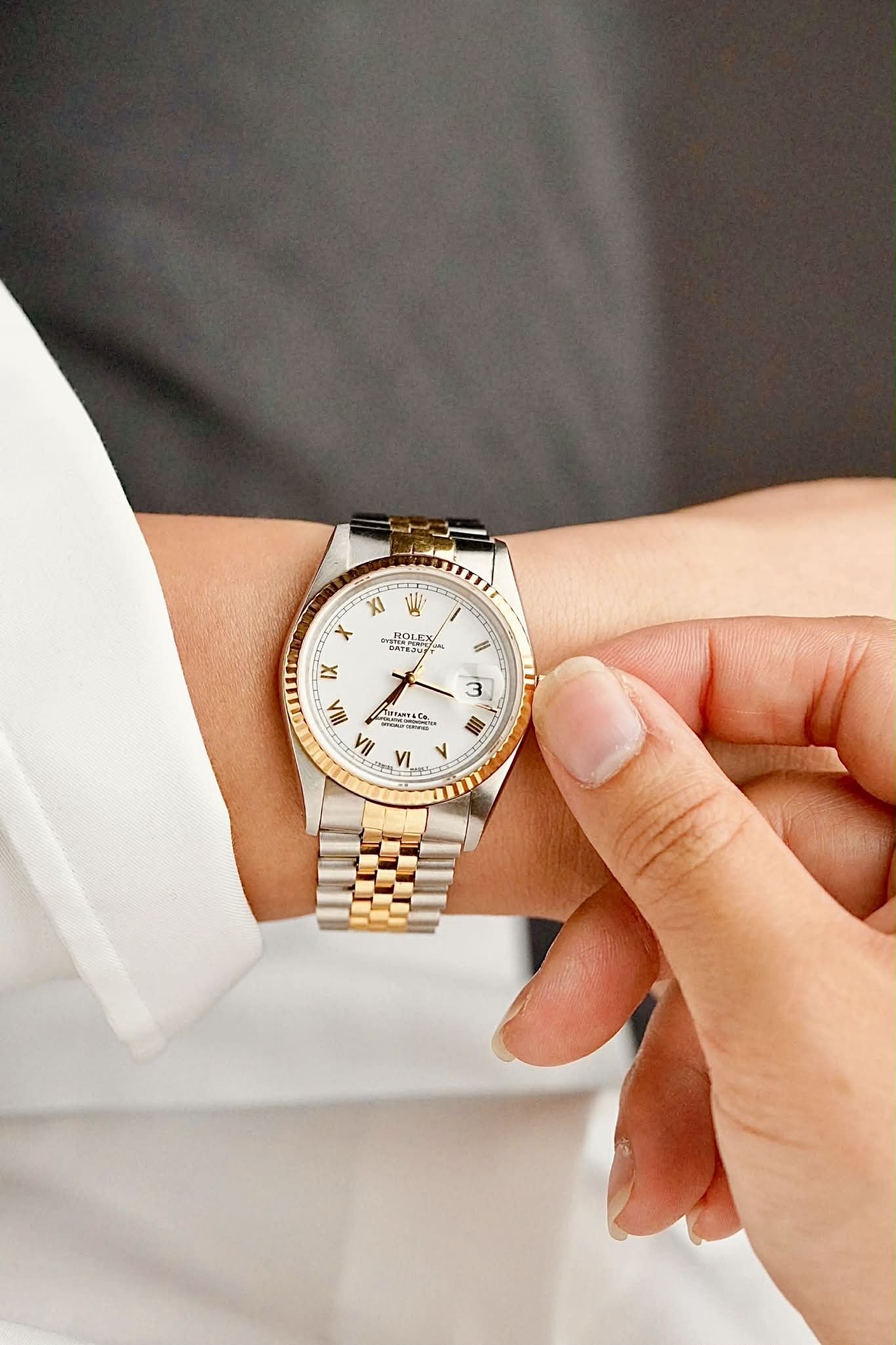 1991 Rolex Datejust 16233 “Tiffany &amp; Co” stamped dial